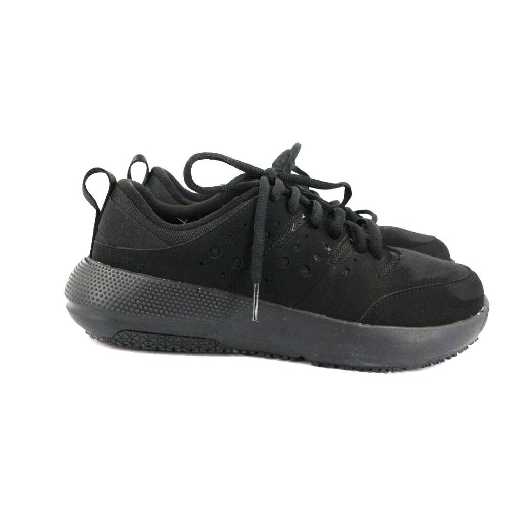 Crocs On The Clock LiteRide Black Lace Up Shoes Size 8 Slip Resistant